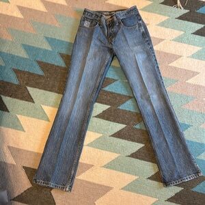 Cruel Girl 0 Slim Low Rise Starched Jeans